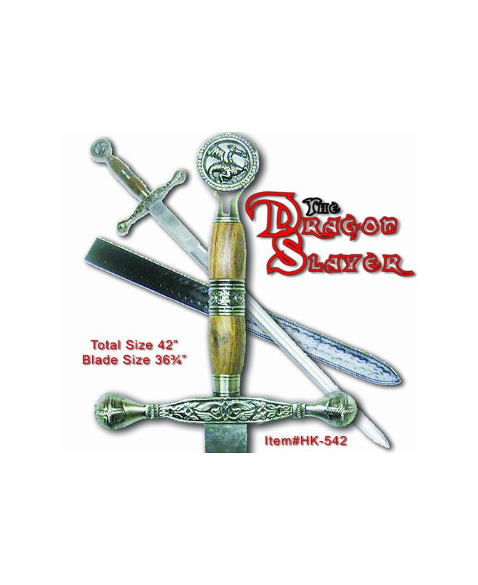 Dragon Slayer Stainless Steel Sword - Mythic Weaponry