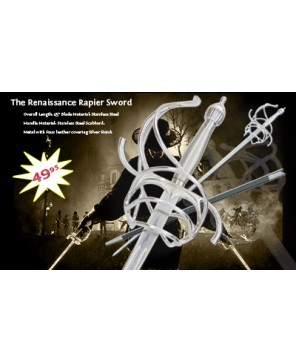 Renaissance Replica Rapier Sword | Hand Cast Design