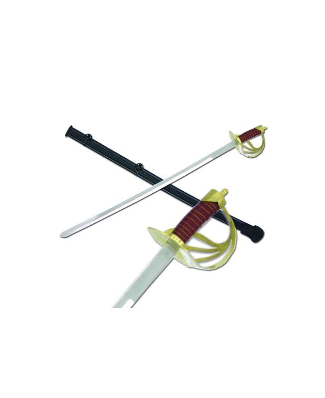 Dragoon Sabre: Stainless Steel Sword, Brass Guard