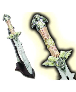 Regal Rams Head Short Sword: Stainless Steel Majesty