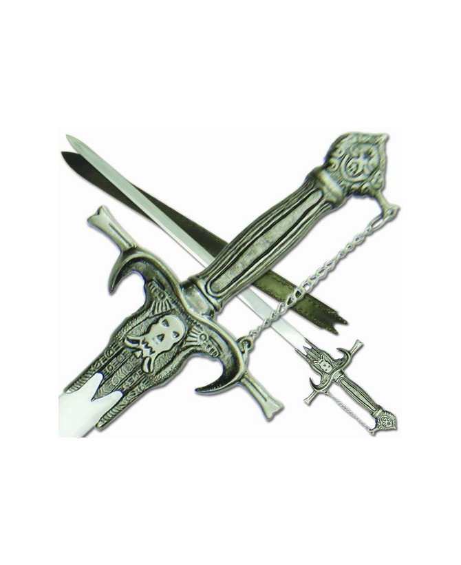 Skull & Bones Short Sword w/Scabbard
