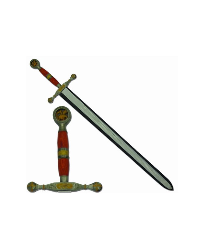 Dragon Slayer sword in w/color handle