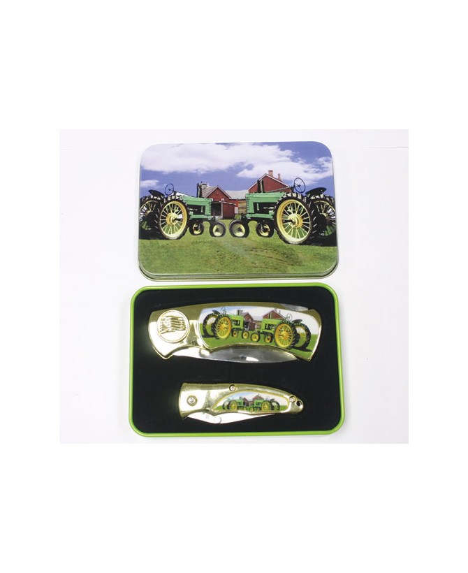 Tractor 2 pcs Box Knife Combo Set