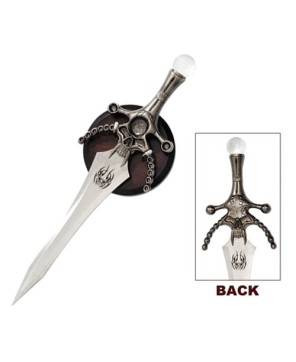 Crystal Ball Skull Dagger - Gothic Collector’s Blade