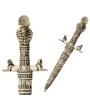 Pharos Cobra Head Crystal Dagger - Elegant Collector’s Item