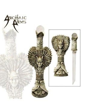 KING OF PERU CRYSTAL DAGGER