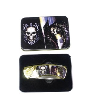 SKULL & DEMON BOX KNIFE