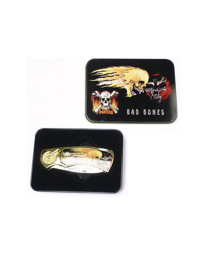 BAD BONES SKULL BOX KNIFE