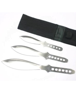 3 PCS 6-RING THROWING KNIFE SET