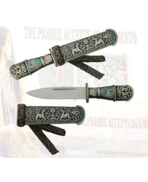 The King Jade Dagger - Elegant Stainless Steel Blade & Metal Handle