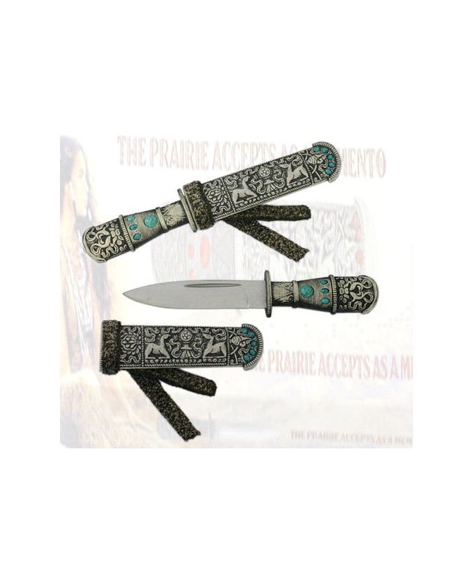 The King Jade Dagger - Elegant Stainless Steel Blade & Metal Handle