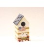 Charming Birdhouse Planter - Rustic American Flag & Cow Design