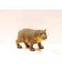 Miniature Hippopotamus Figurine - Cute Jungle Scene Décor Accent