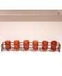 Metal Framed Candle Holder - Holds 6 Candles