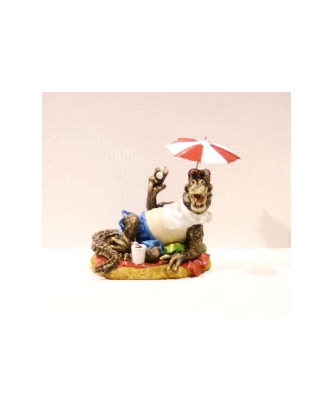 Florida Gator Decorative Figurine - Alligator Sculpture