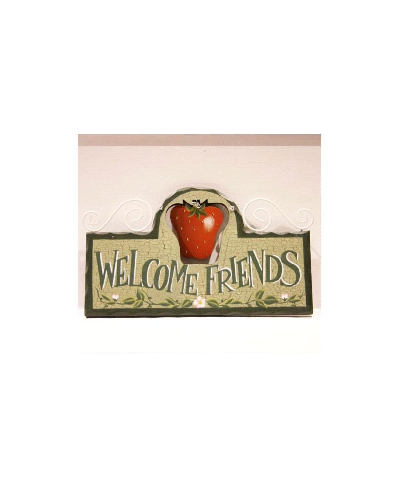 Wooden Welcome Board - Rustic Entryway Décor