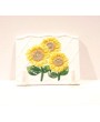 Ceramic Sunflower Wall Hook - Decorative Floral Design