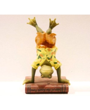 Handstand Frog Figurine - Beach Attire Decor