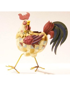 Farmhouse Rooster Figurine - Decorative Accent