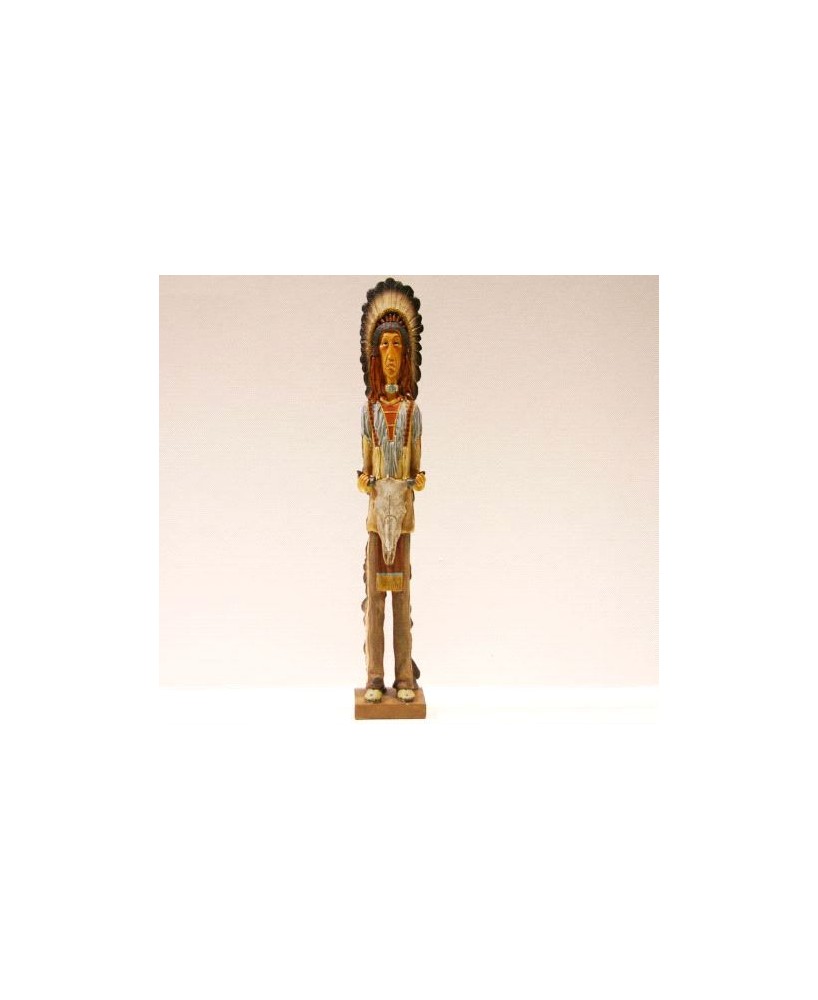 Indian Chief Figurine - Decorative Native American Statue