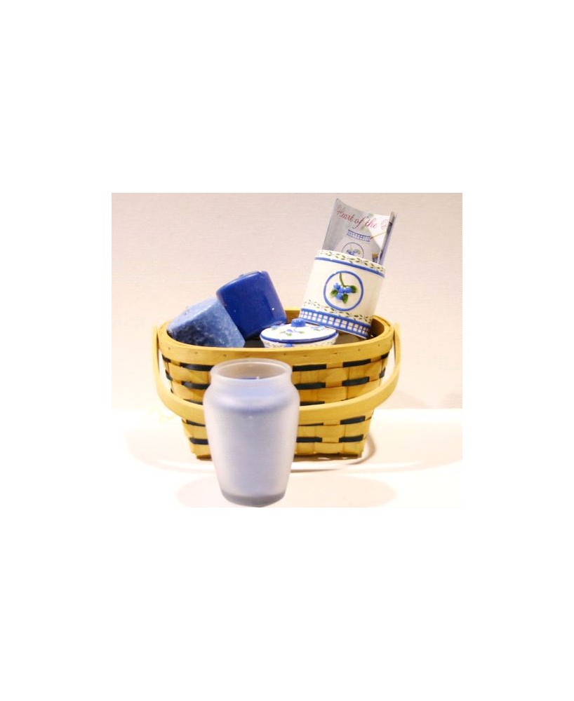 Candle Gift Basket Set - Scented Candles & Coffee Cup