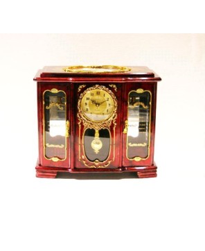 Marbleized Jewelry Box with Mozart Music - Elegant Musical Storage