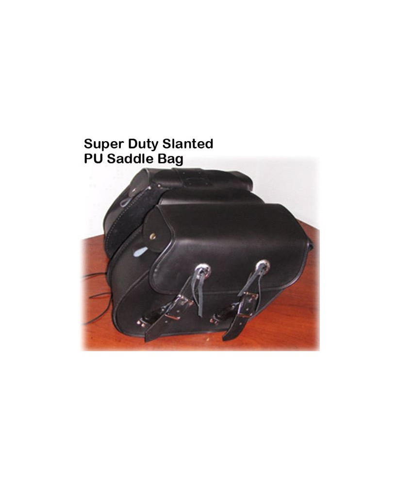 Super Duty Slanted PU Saddle Bag