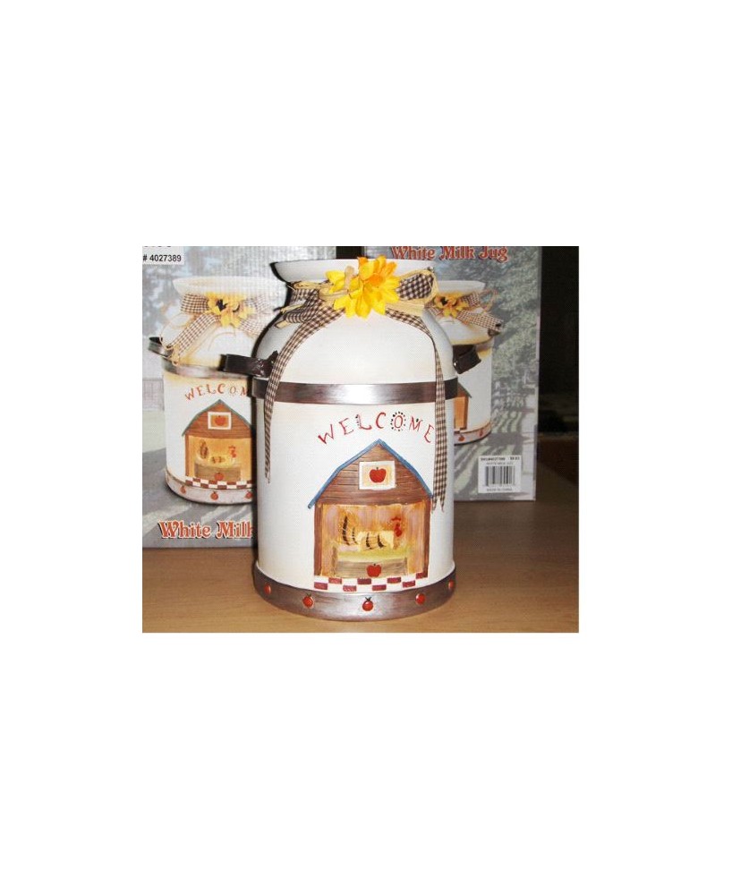 Charming Collectible Country Milk Jug - Rustic Home Decor