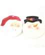 Assorted Snowman and Santa Cookie Platter - Perfect Holiday Decor