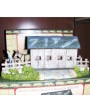 Decorative Covered Bridge Model - Handcrafted Home Decor