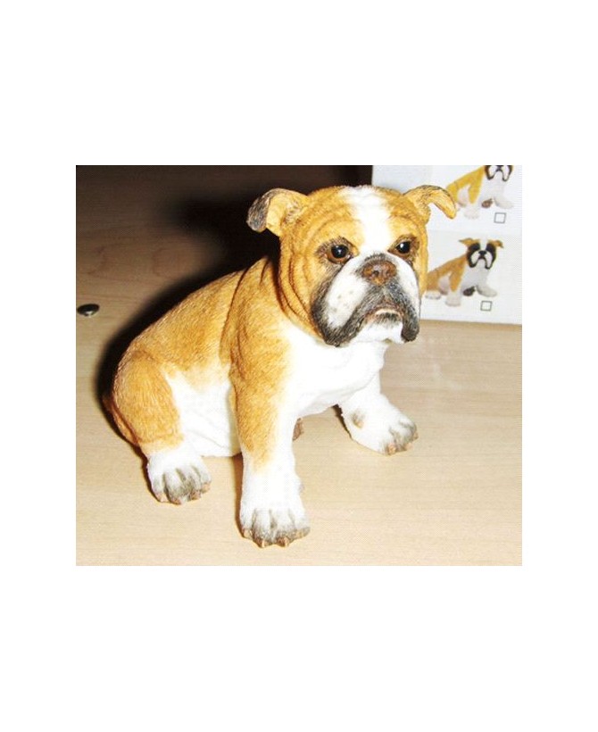 Ceramic Decorative Dog Figurine - 4-Inch Collectible Sculpture