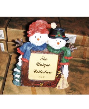 Snowman Picture Frame - Christmas Holiday Decor