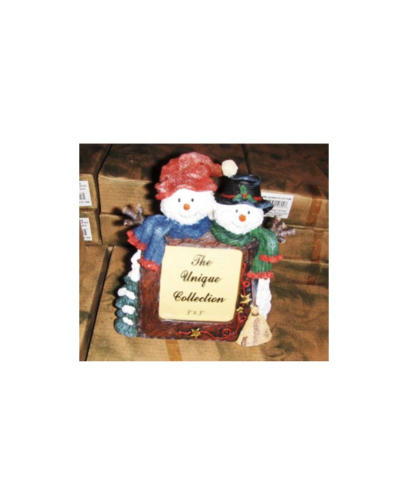 Snowman Picture Frame - Christmas Holiday Decor