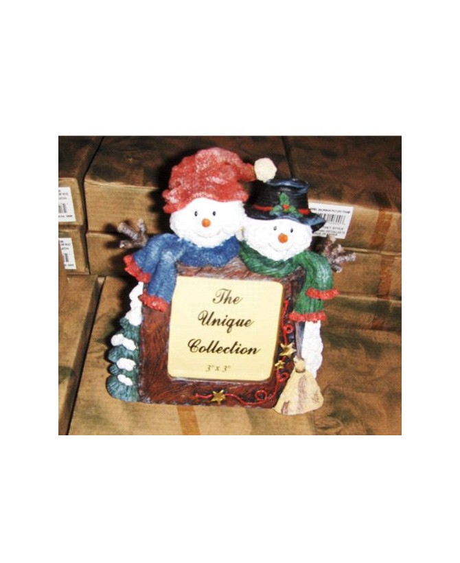 Snowman Picture Frame - Christmas Holiday Decor