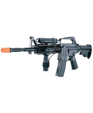 Powerful Spring Rifle with Laser and Flashlight Model M16A4