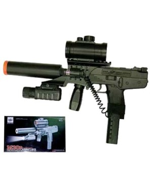 Air Sport Spring Machine Gun M30P – Pull-Back Action, Red Laser Sight