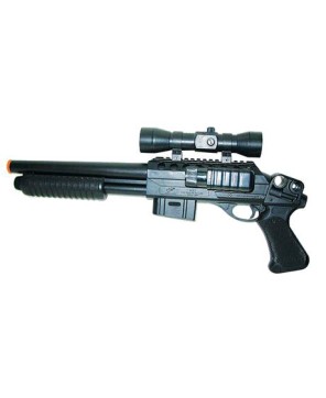 Air Sport Spring Shotgun M47B - 25 Rounds, Laser Sight