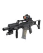 Air Sport Spring Machine Gun M41K - 20 Rounds, Infrared Gunsight