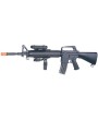 High-Performance AIR SPORT M16A3 Spring Machine Gun with Laser & Light