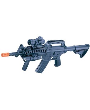 High-Power Air Sport Spring Machine Gun MR733 with Scope & Flashlight