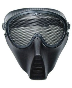 Black Vented Mask – Durable Airsoft & Paintball Protection