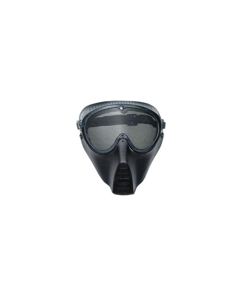 Black Vented Mask – Durable Airsoft & Paintball Protection