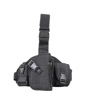 Adjustable Leg Gun Strap with Velcro & Snap Closure