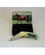Horse and Colt Box Knife Set - Unique Collectible Stainless Steel