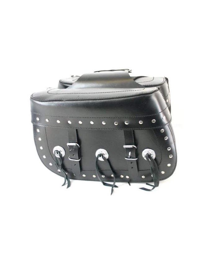 LEATHER SADDLE BAG