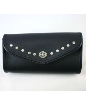 Leather Windshield Bag with Studs