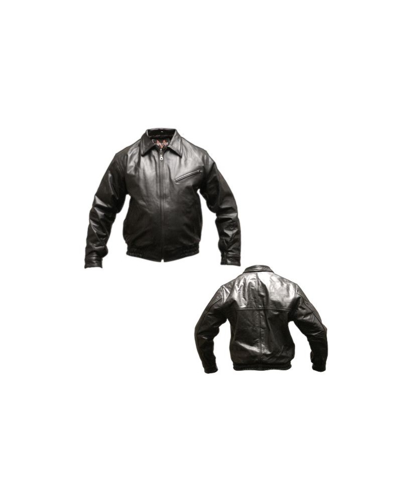 MENS BLACK BOMBER JACKET