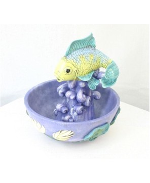 Ceramic Fish Water Fountain - Indoor Decor