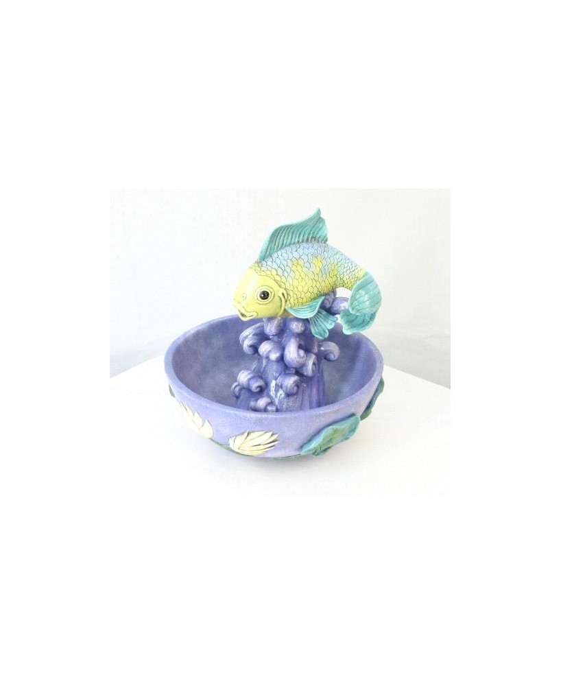 Ceramic Fish Water Fountain - Indoor Decor