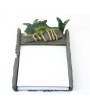 Bass Notepad with Fish on Driftwood Base - Decorative Desk Accessory